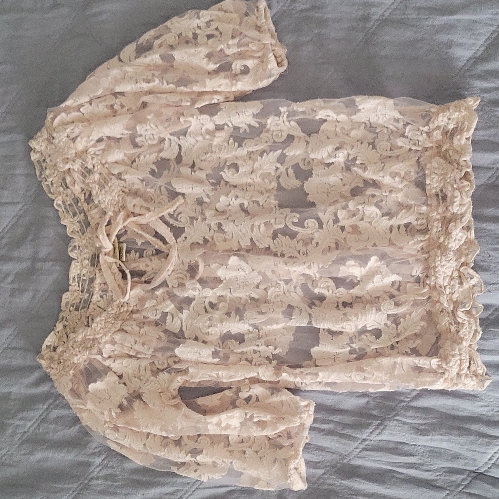 Overlay blouse